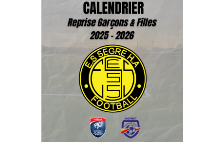 Calendrier reprises