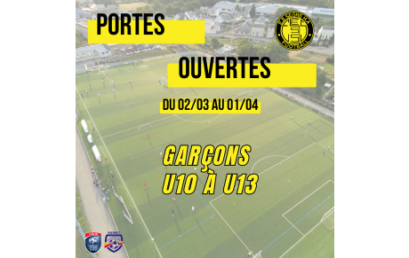 Portes Ouvertes Foot à 8 !