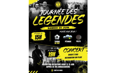 Journée des legendes !